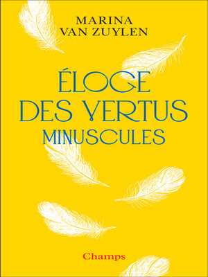 cover image of Éloge des vertus minuscules
